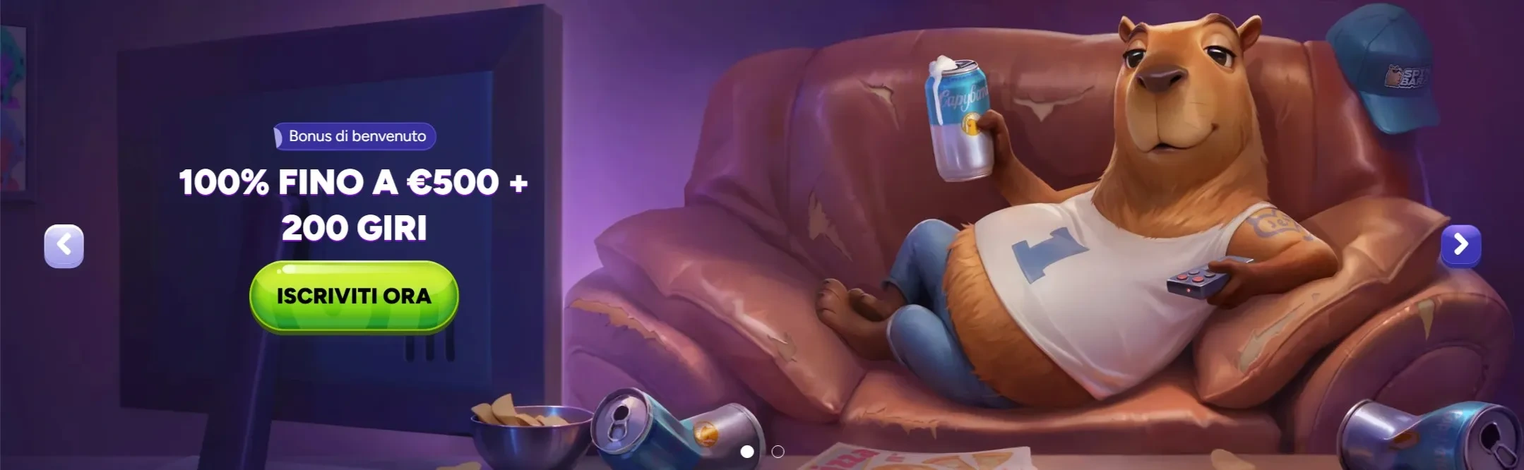 Spin bara casino banner pc