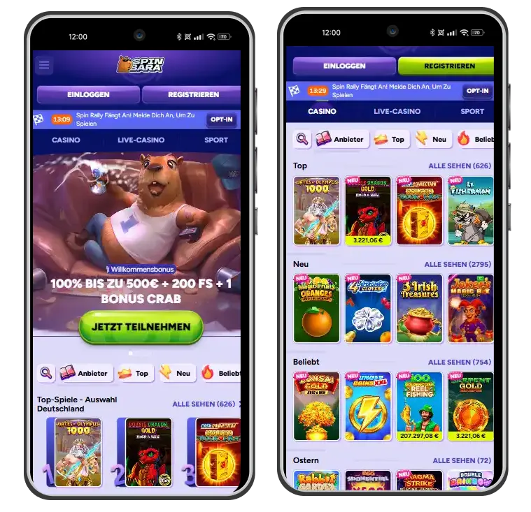 spinbara casino de app
