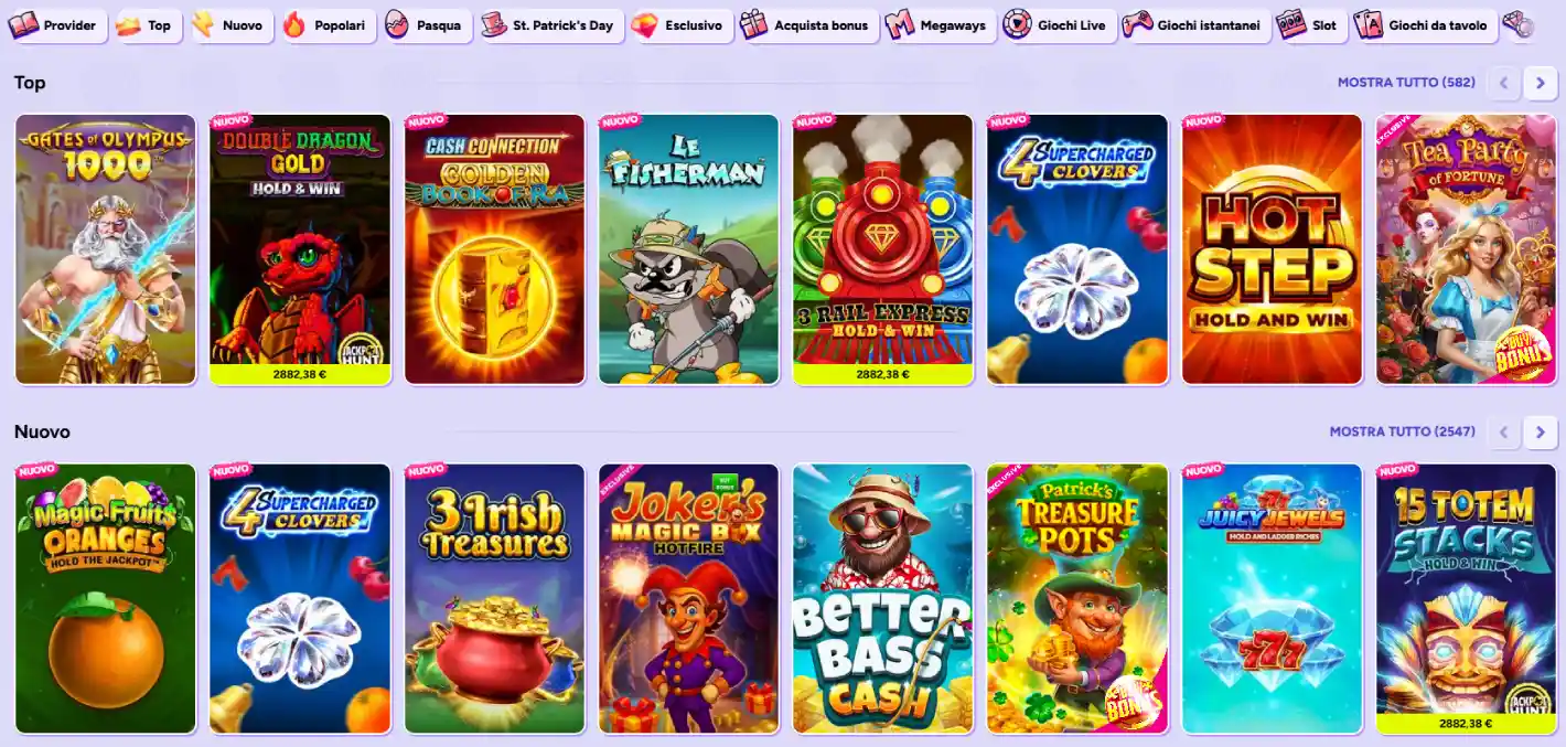 spinbara casino giochi