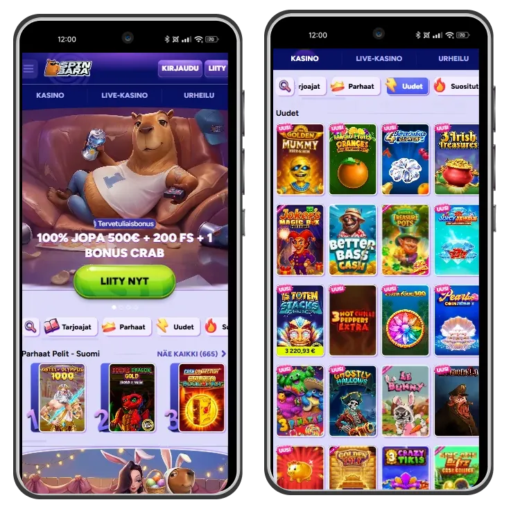 spinbara casino mobiili